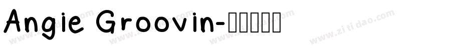 Angie Groovin字体转换